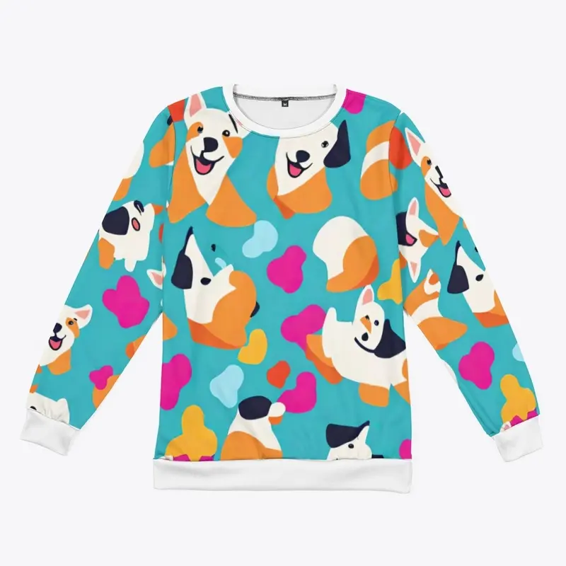 Pup Palette Sweat: Joyful Canine Vibes